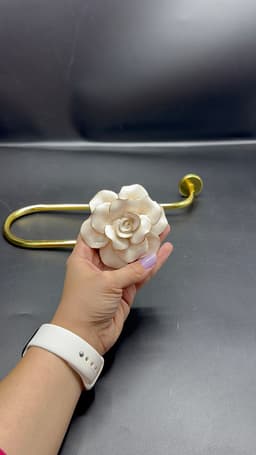 گل میخ عصایی طرح گل - تصویر کوچک 1