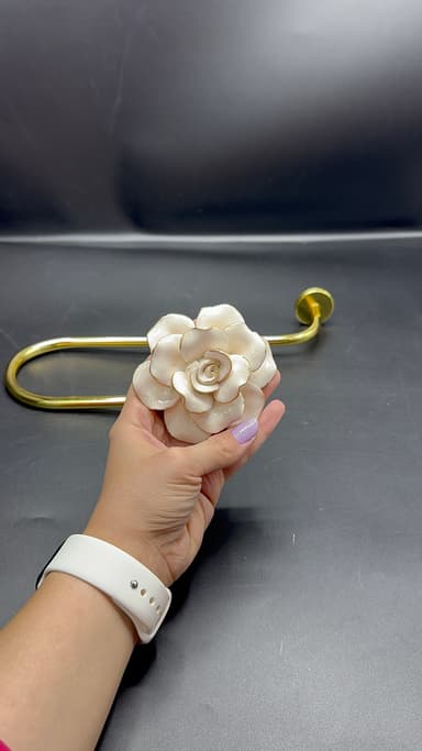 گل میخ عصایی طرح گل