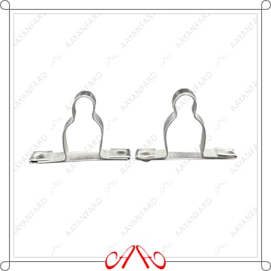 پایه ریل پشت دری شیاردار