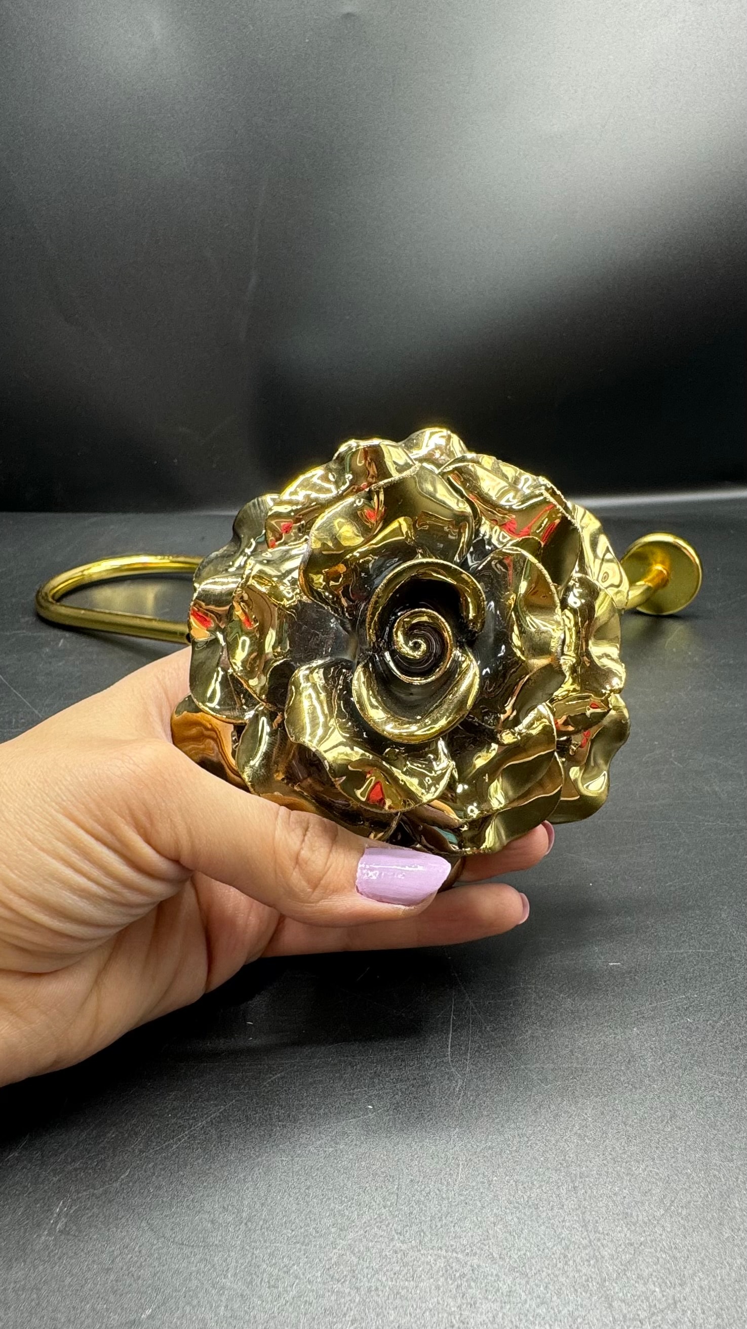 گل میخ عصایی طرح گل - تصویر 2