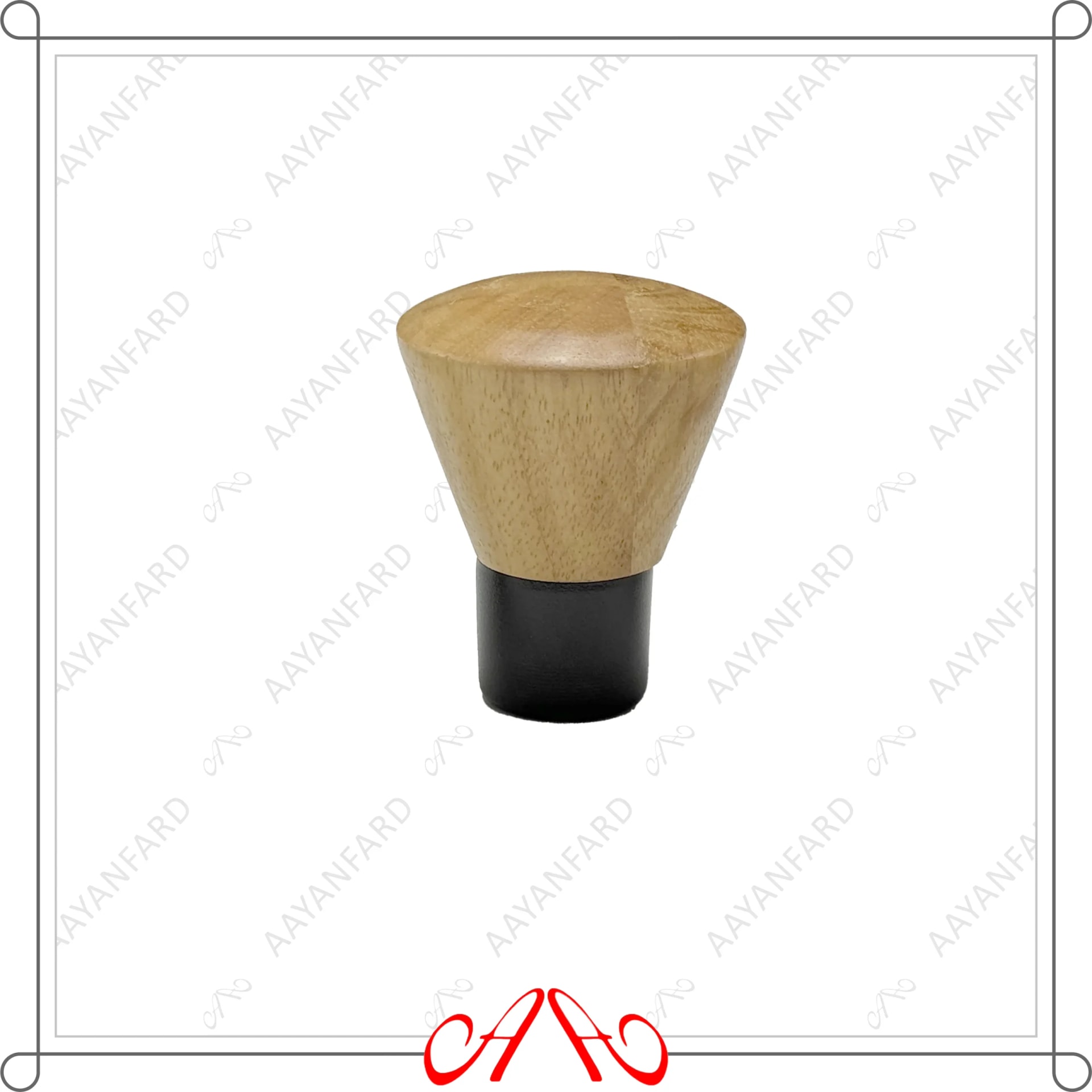 قپه چوبی وارداتی مینیمال مخروطی کوتاه - تصویر 3