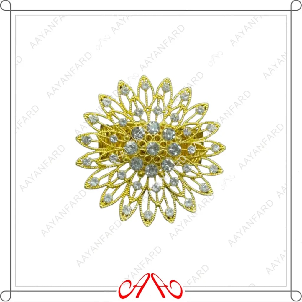 پرده جمع کن مگنتی وارداتی طلایی - تصویر 1