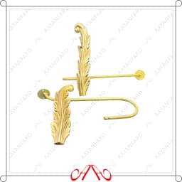 گل میخ عصایی ترمه کوچک - تصویر کوچک 4