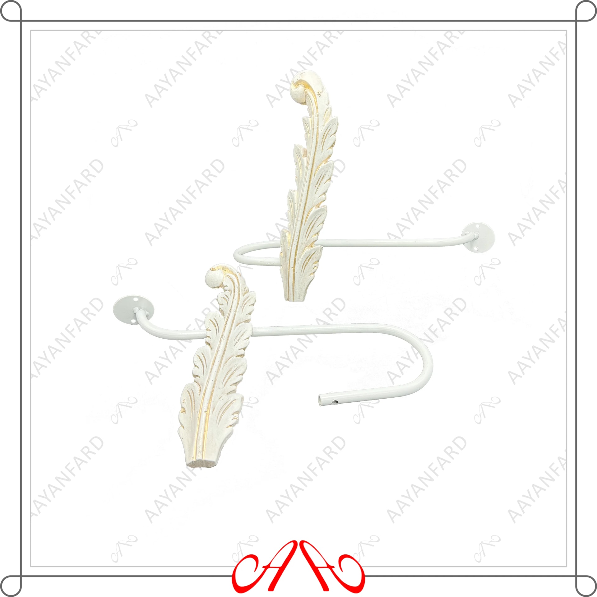 گل میخ عصایی ترمه کوچک - تصویر 1